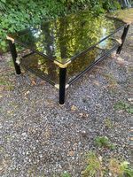 Belgo Chrom Couchtisch Rauchglas Vintage Designer