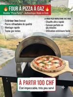 Four à pizza à gaz "Pizza Party" (Made in Italy) - Excellent