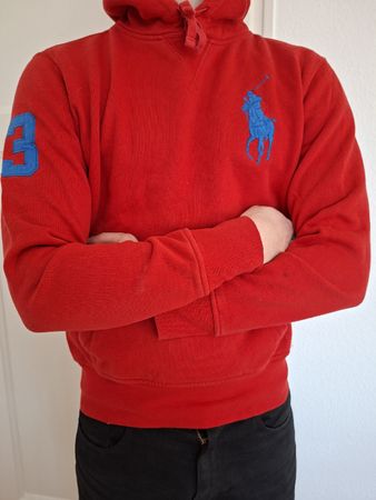 Polo Ralph Lauren, Rouge, Taille  Sweat à capuche