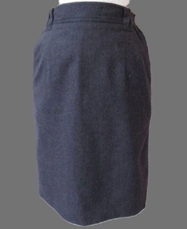 grauer Wollrock 10% Kaschmir ca Gr. 34/36 s. Masse JOBIS