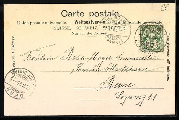 Cartoline postali: AK Biel, Kanalgasse und Mühleplatz – Usato da Berlin venduto da bartko-reher 1