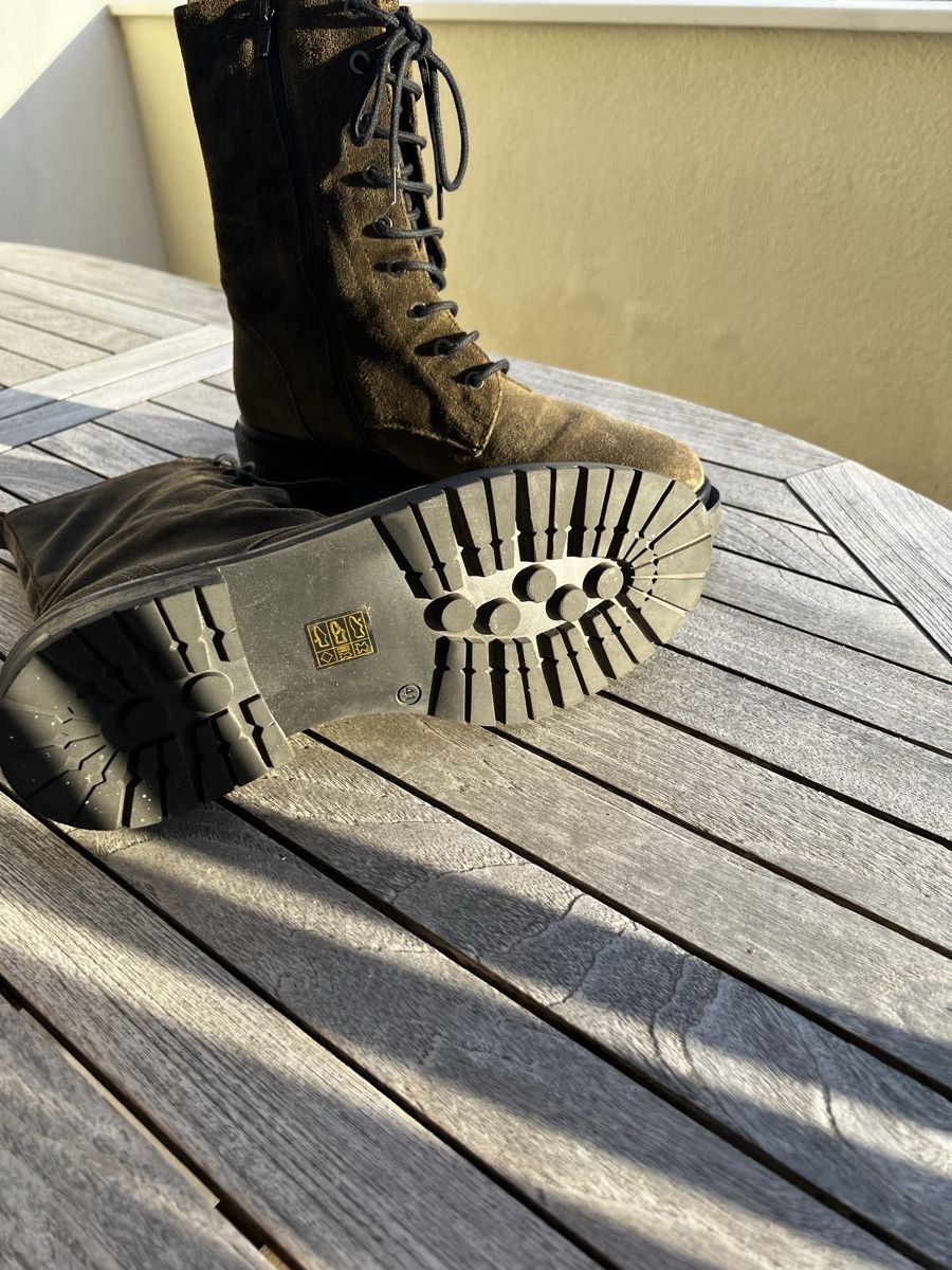 Scarpe da donna: Bottines lacées Ralph Harrison daim vert olive 41 – Usato da Caslano venduto da Elena61 3