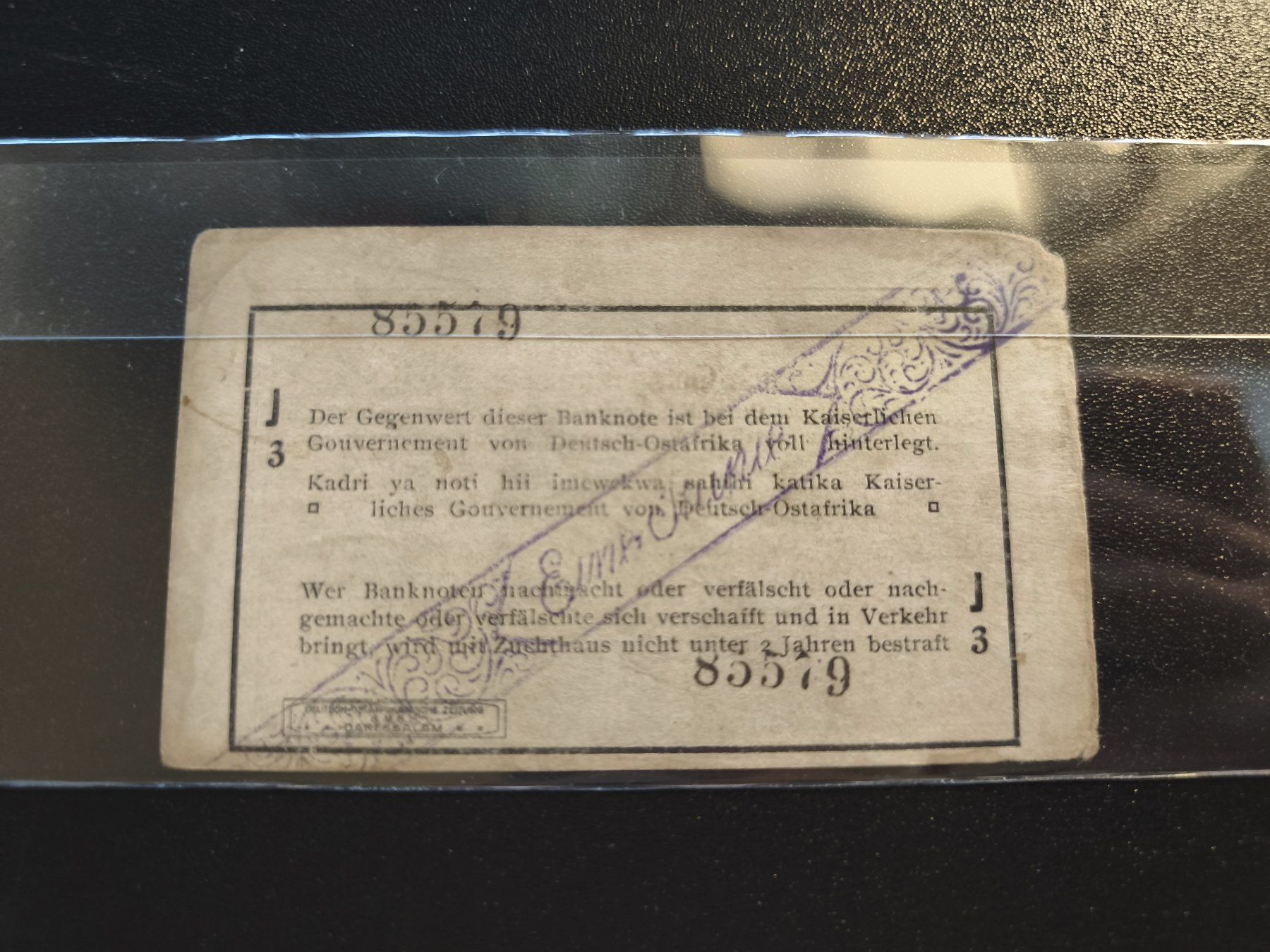 Banconote: Deutsch-Ostafrikan Banknote - 1 Rupie – Usato da Mendrisio venduto da Dee-11 1
