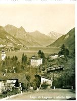 Lugano TI Monte Brè Bahn 1951  sehr gut erhalten
