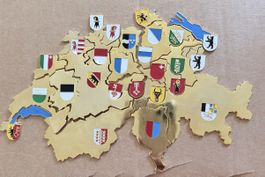 🇨🇭Suisse Très rare Cantons pins ✨doré collector