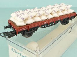 Electrotren 1014 Flachwagen mit Säcken