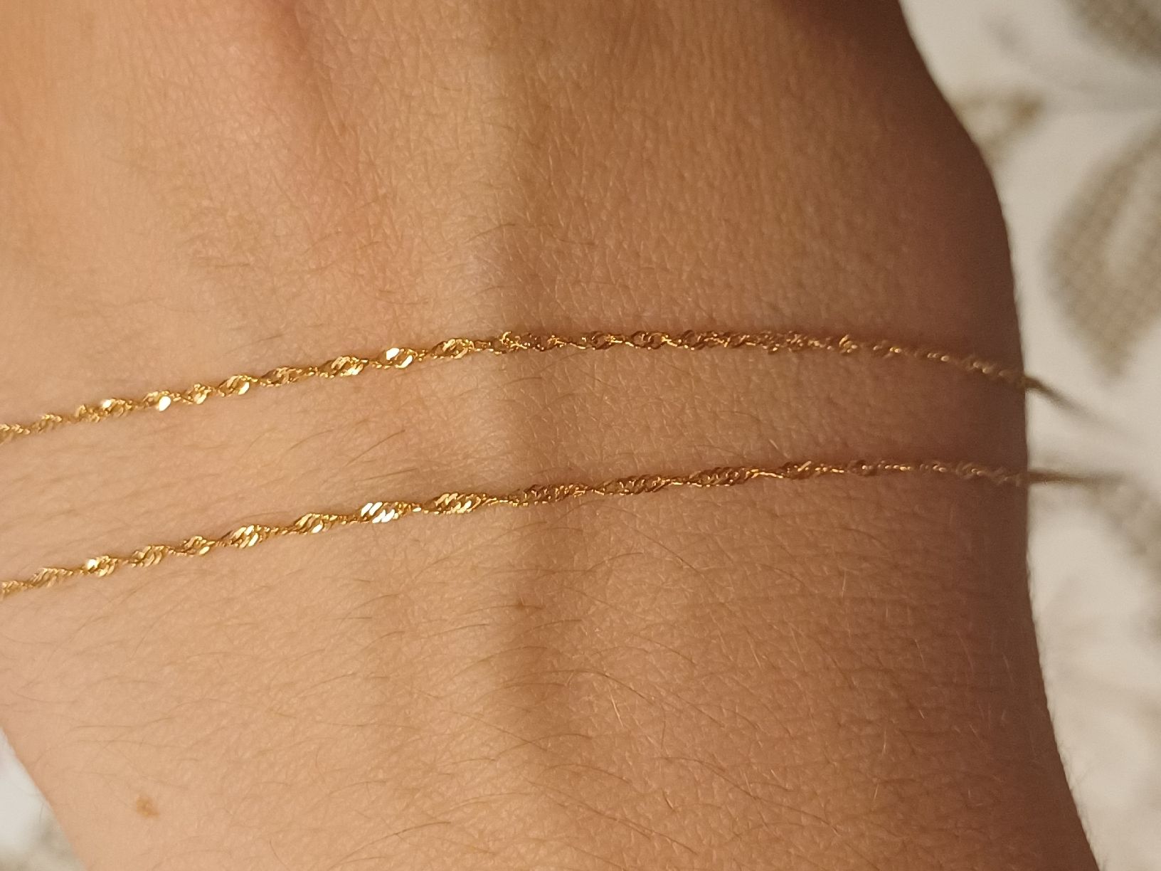 Catenine: Feines Goldkettchen rose 585 – Nuovo (secondo la descrizione) da Ostermundigen venduto da Loulilou86