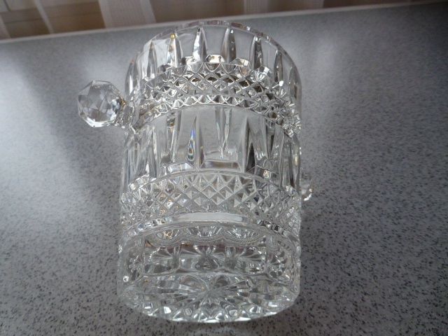 Eisbehälter Sektkühler Kristallglas massiv 1