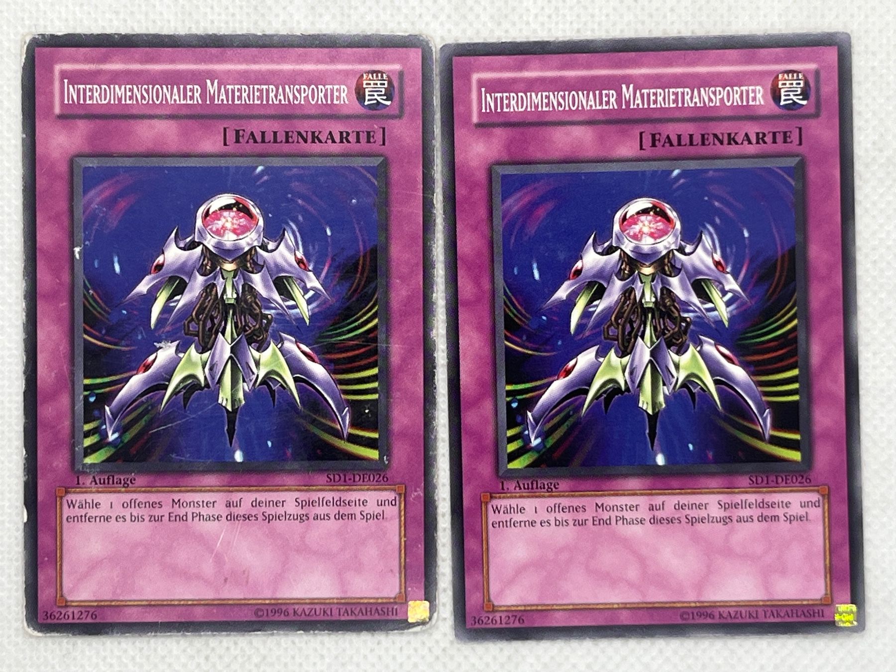Yugioh Sammelbilder & Trading cards: 2x Interdimensionaler Materialtransporter – Gebraucht aus Hinterkappelen von Kim1992