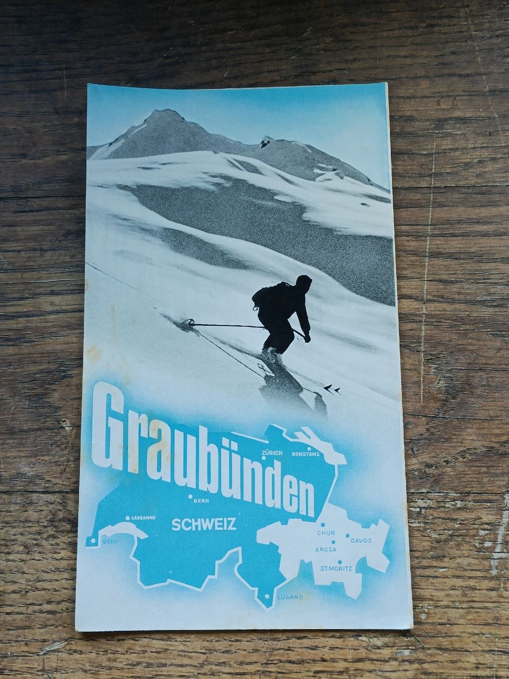 Documenti: Alter Prospekt / Graubünden - Ausgabe ca. 1939 – Usato da Brugg AG venduto da Ente015 1