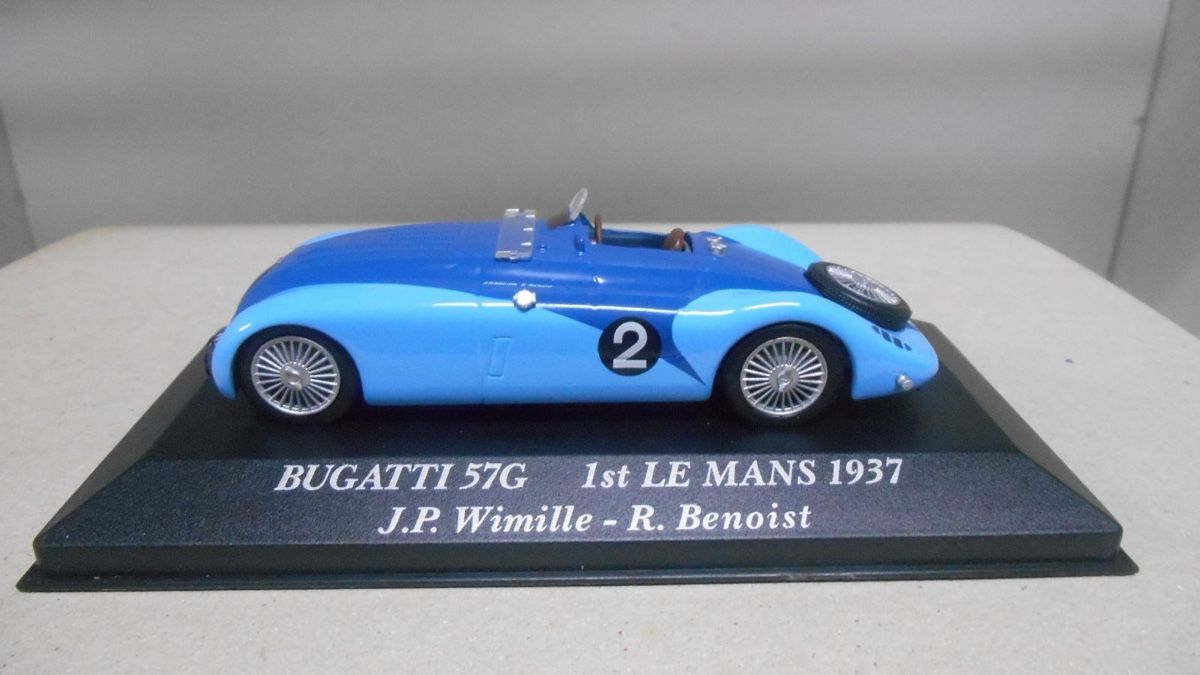 Bugatti Modellautos: Bugatti 57G  (1st Le Mans 1937) – Neu (gemäss Beschreibung) aus Flawil von Imperiosud 1