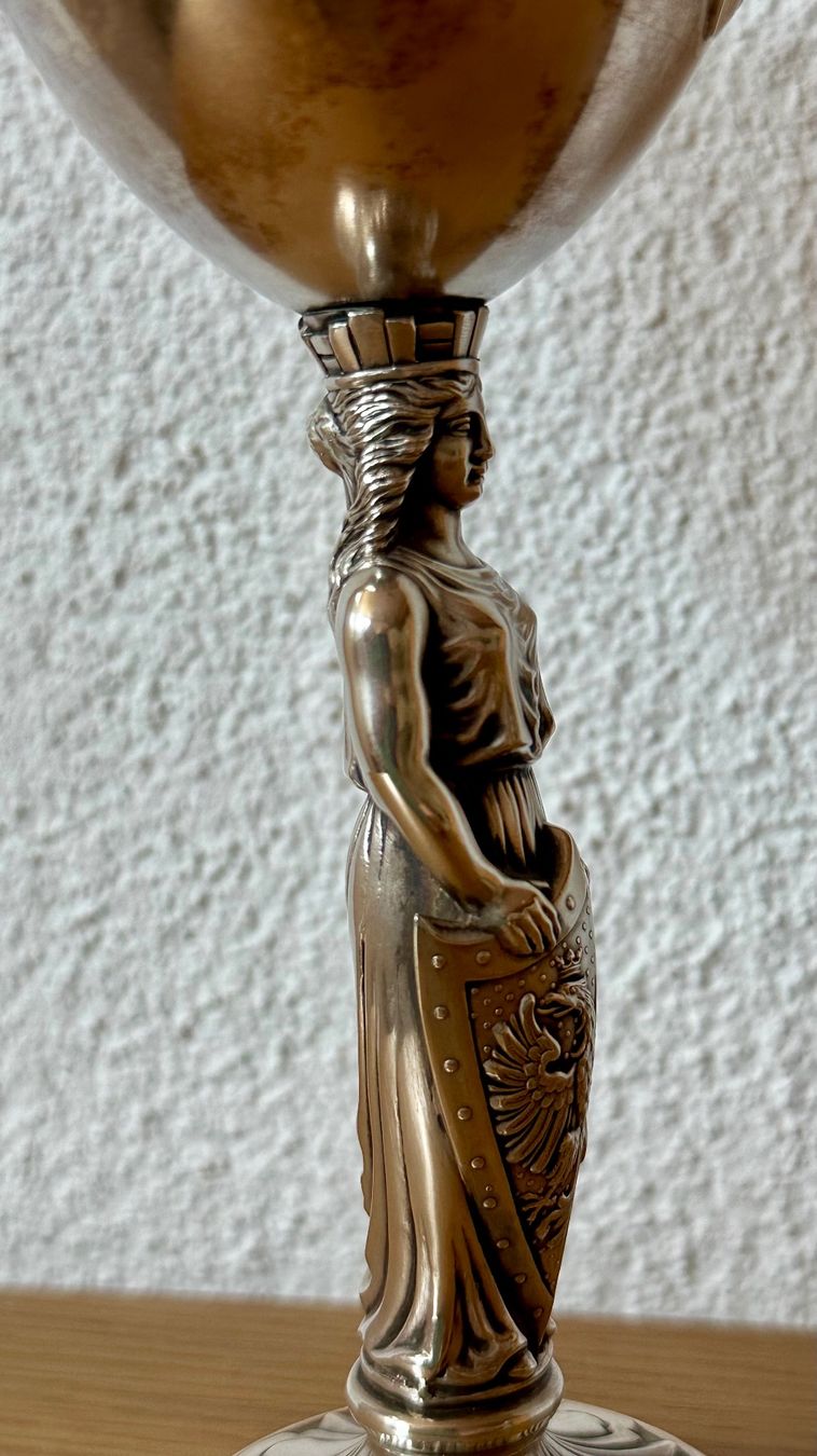 Altre raccolte & rarità: Silberkelch Eidg. Schützenfest Genf 1887 – Usato da Kandergrund venduto da honey-art_and_more 5