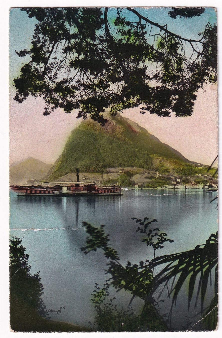 Cartes postales: Lago di Lugano e Monte S. Salvatore (défectueuse) – Défectueux à Cormoret par Pascalll2001