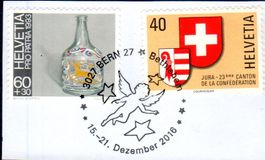 SONDERSTEMPEL BERN BETHLEHEM 2016 2 MARKEN - AM129