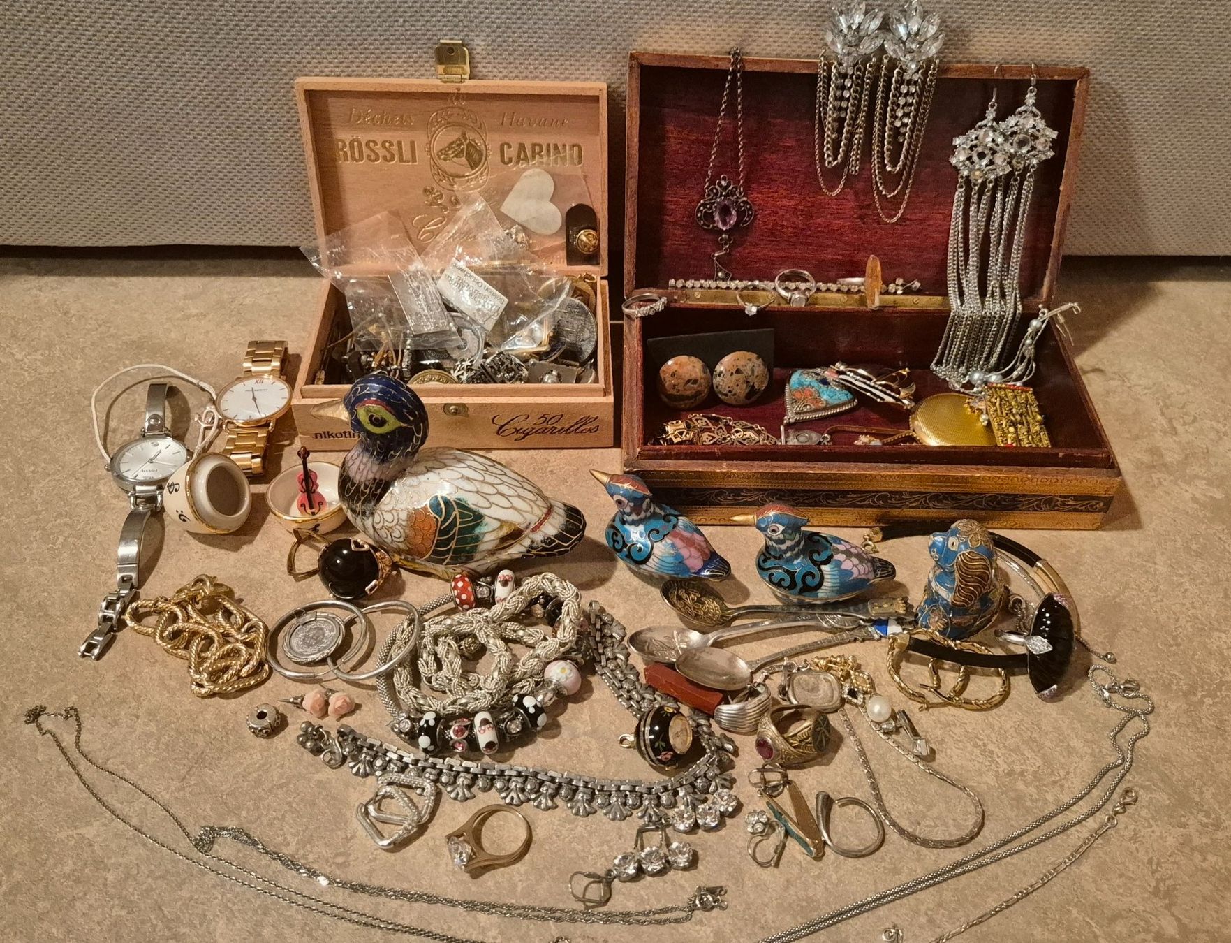 Altri gioielli: Konvolut Schmuck und Accessoires, gemischte Teile – Usato da Schaffhausen venduto da Lenas19
