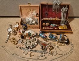 Konvolut Schmuck und Accessoires, gemischte Teile