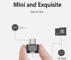 telefon Laptop USB-C auf Micro SD TF Adapter karten leser