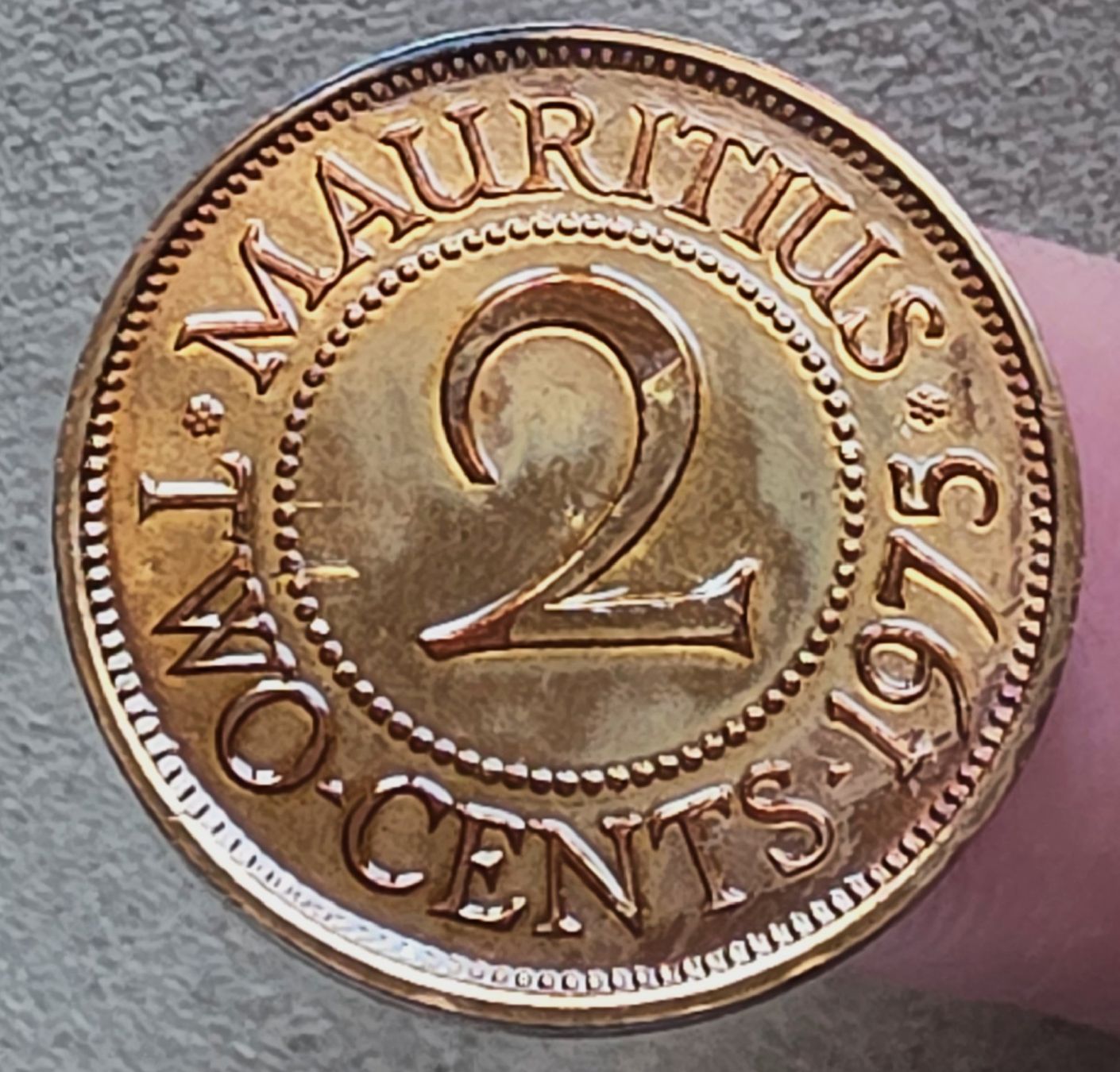 Tutti le monete: MAURITIUS 2 CENTS 1975 – Usato da Winterthur venduto da Creso70