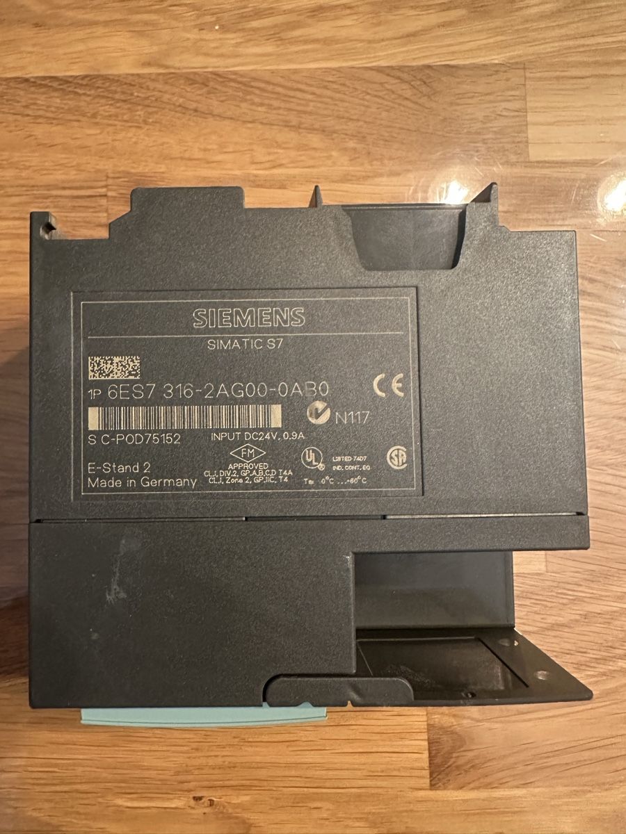 Siemens Componenti elettronici: SIMATIC S7-300 CPU 316-2DP – Usato da Ettingen venduto da fema_04 1