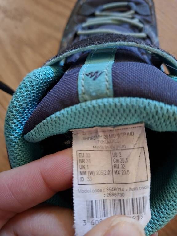 Schuhe für Jungen: Wanderschuhe Quecha Grösse 33 – Gebraucht aus Merenschwand von Proeschu 1