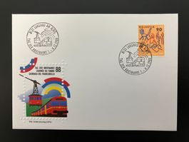Couvert Tag der Briefmarke 1988 Langnau am Albis