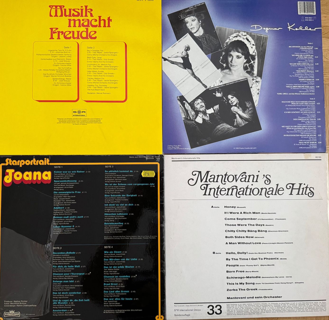 Vinyles: 4 Vinyl Schallplatten gebraucht – D'occasion à Arnegg par win_68bh 1