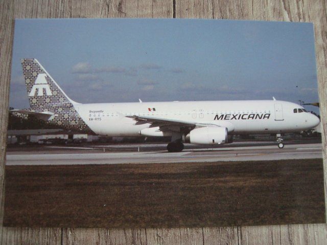 Cartoline postali: Mexicana, Airbus A320, XA-RYS – Nuovo e nell'imballaggio originale da Thun venduto da Abigboss