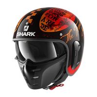 Motorrad SHARK JETHELM S-DRAK 2 orange/schwarz Neu Aktion!