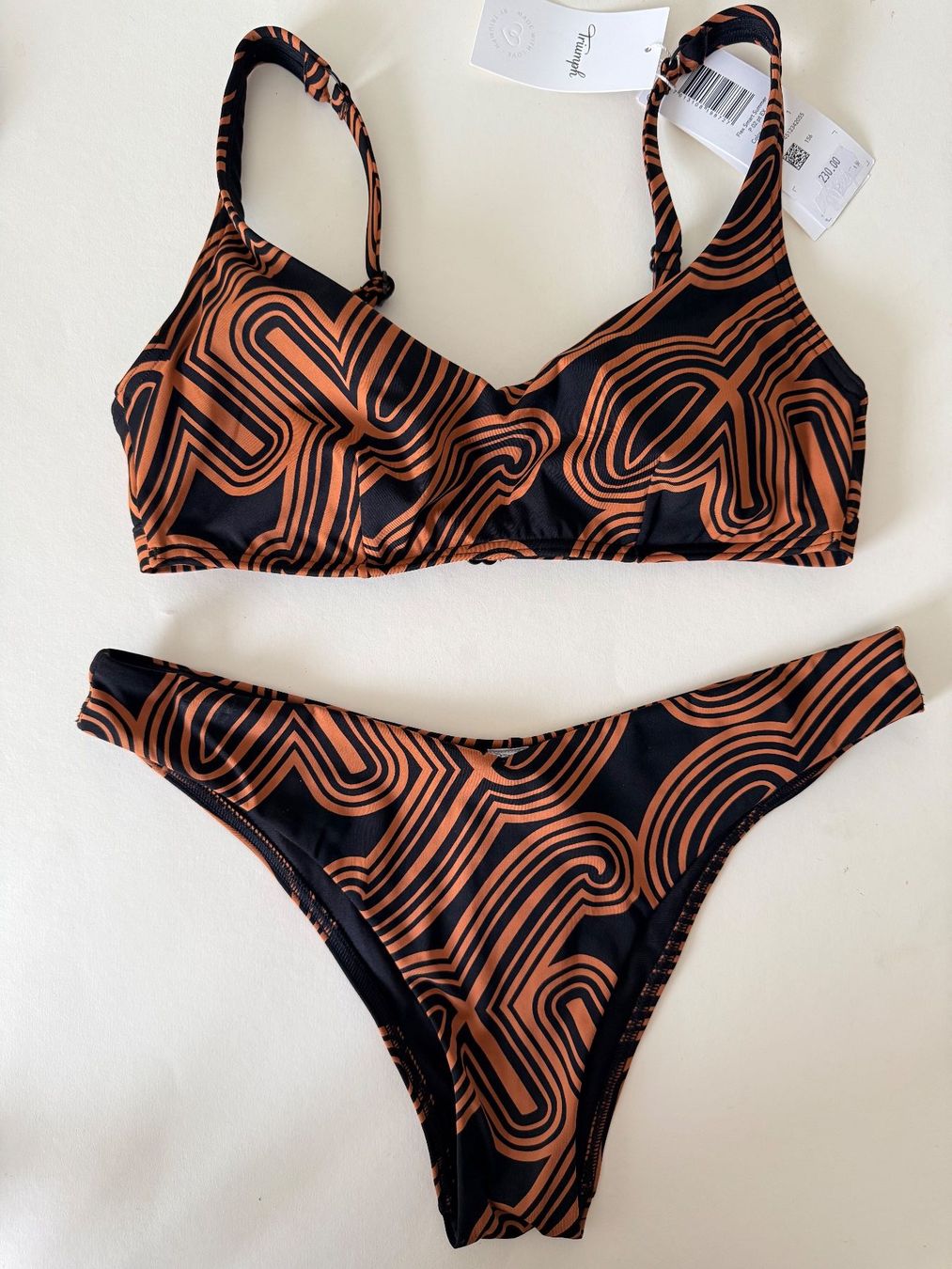 Triumph Costumi da bagno & Bikini: TRIUMPH, Bikini-Top FLEX SMART SUMMER, Grösse 1/S, Schwarz – Nuovo e nell'imballaggio originale da Rudolfstetten venduto da gst_g7xl 5