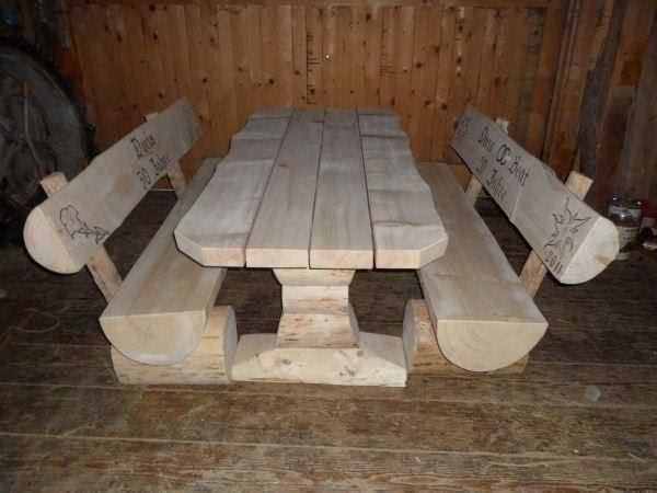 Panchine: Gartenbank, Rundholzbank, Geschenk – Nuovo e nell'imballaggio originale da Sörenberg venduto da ahornli 5