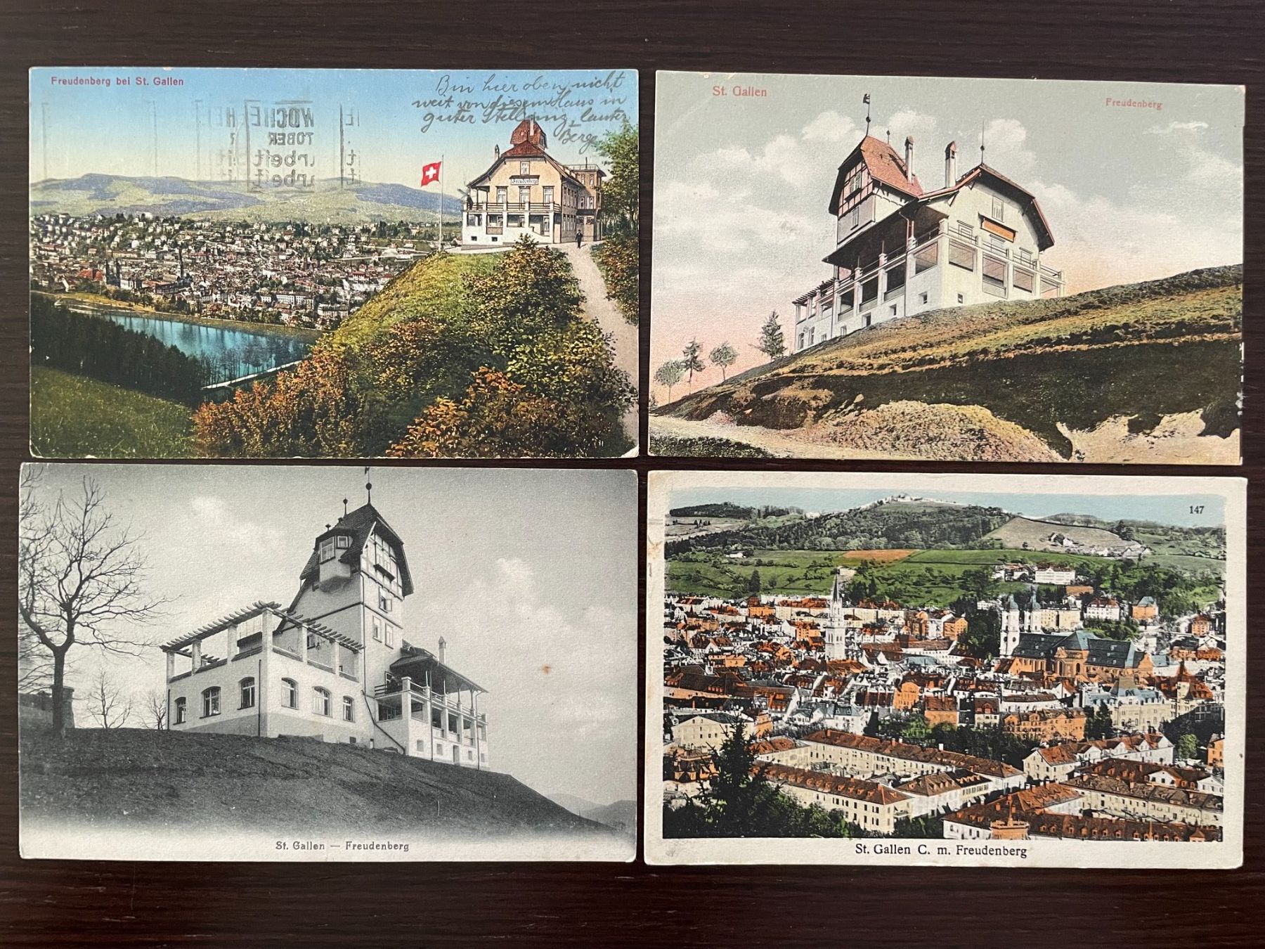 Cartoline postali: ST. GALLEN Freudenberg, 9 Ansichtskarten – Usato da Wald ZH venduto da TLILEF 3