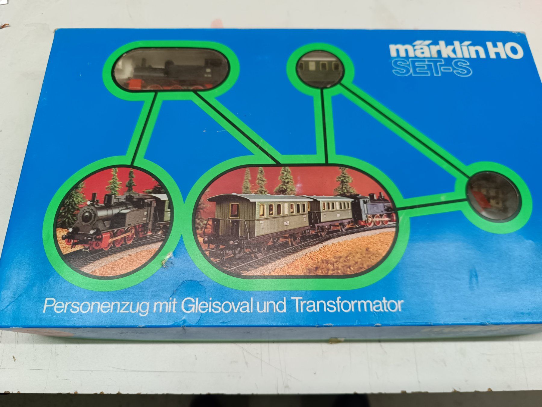 Märklin Modellini di ferrovie: Märklin Dampflok HO SET-S 2920 – Usato da Niederwil SO venduto da Tphantom