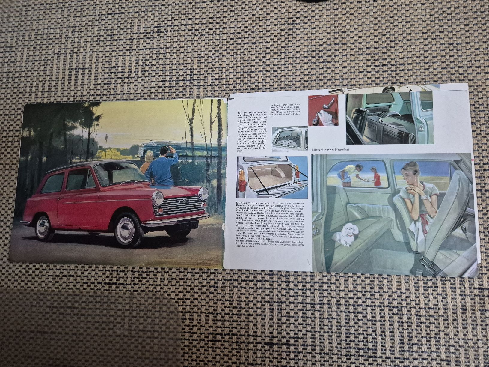 Austin Documenti: Austin A40 MkII 1100 Prospekt  – Difettoso da Frutigen venduto da Timowyssen 1