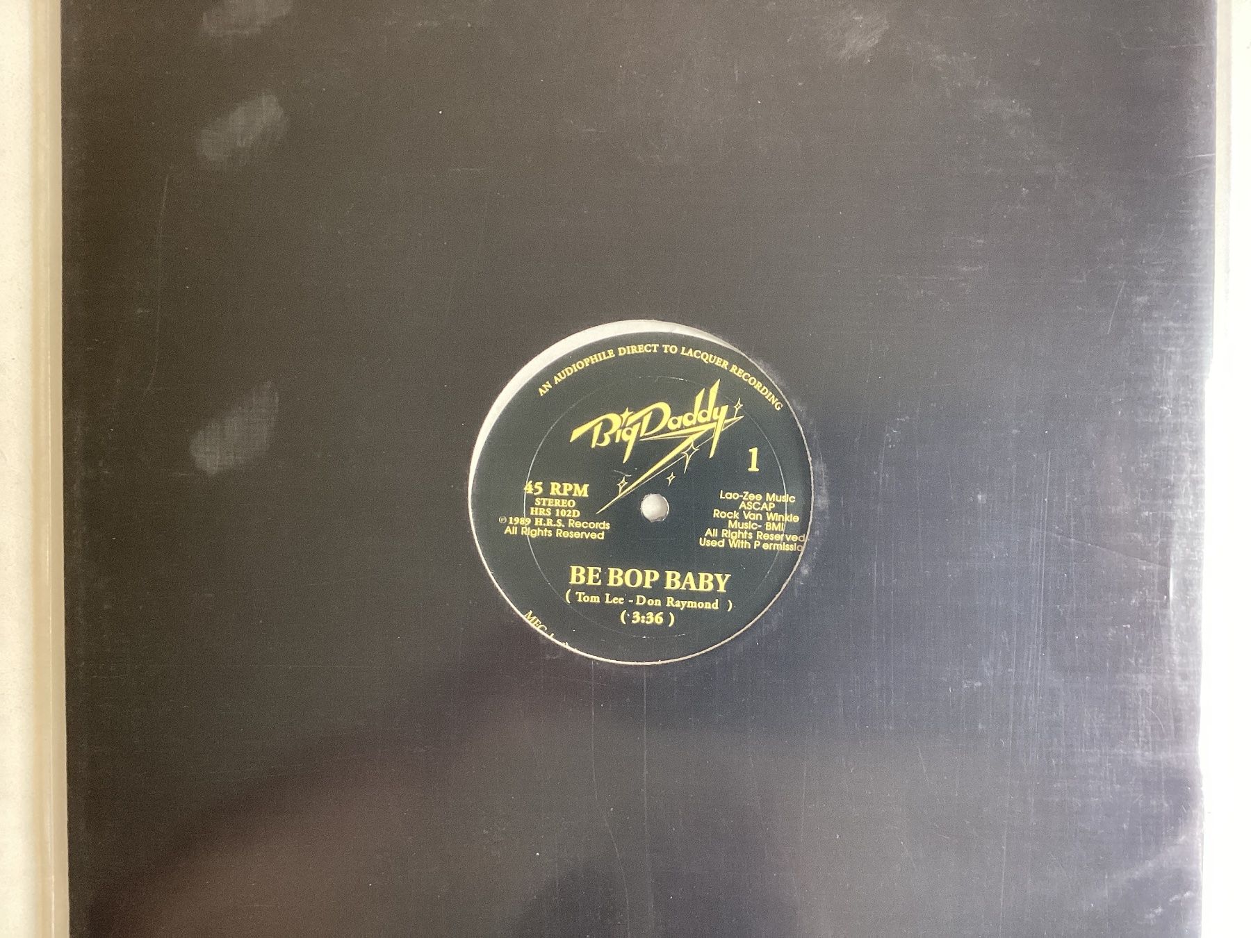 Schallplatten: Big Daddy Maxi-Single - Be Bop Baby – Gebraucht aus Gutenswil von Hamzian