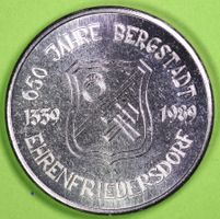 1989  /  MEDAILLE  /  650 JAHRE BERGSTADT EHRENFRIEDERSDORF