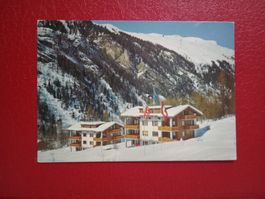 Zinal Wallis Ferienhäuser Reisekasse Schweiz 1975