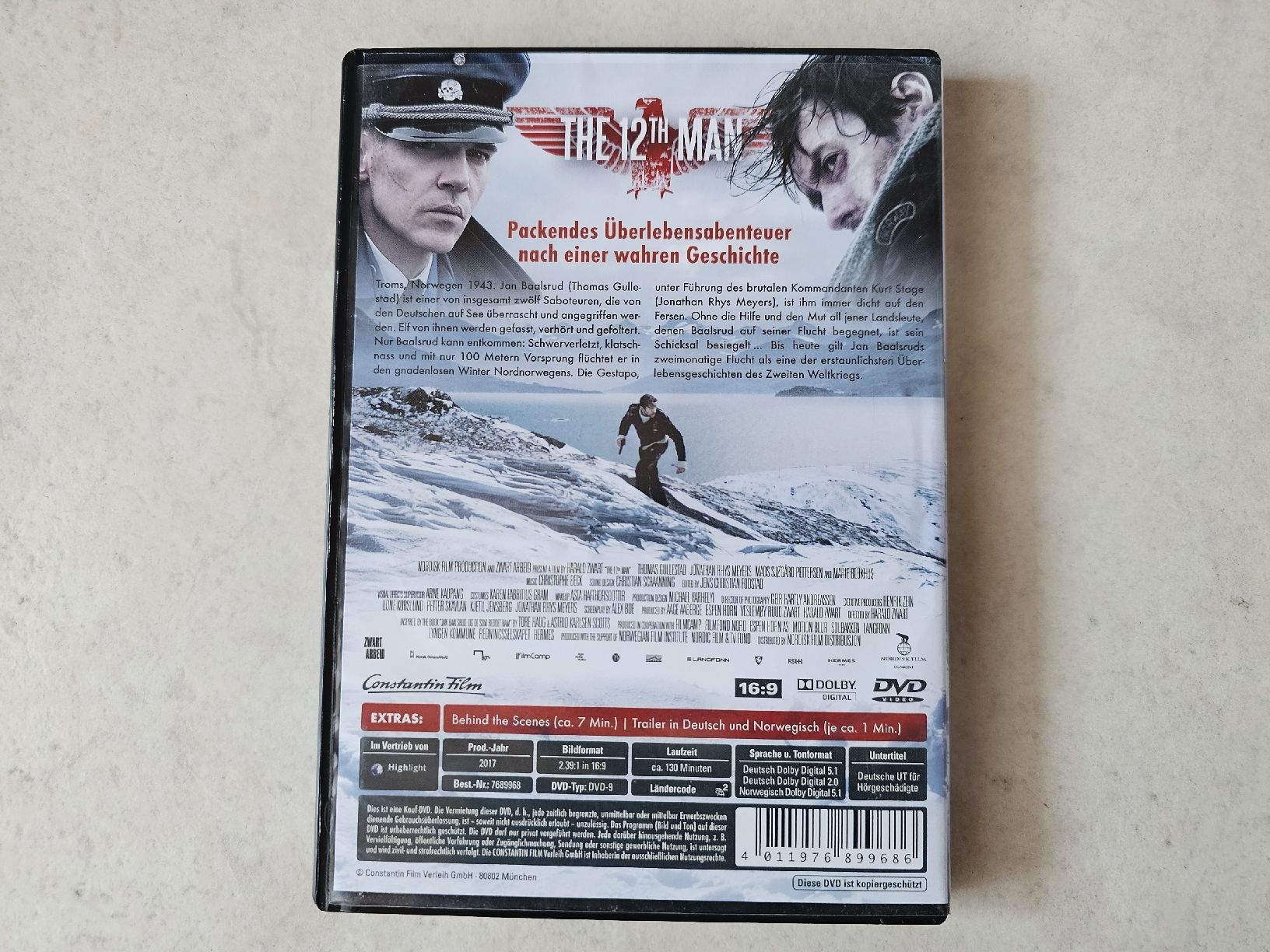 Tutti i DVDs: The 12th Man  -  Kampf ums überleben – Usato da Schneisingen venduto da backstore24 1