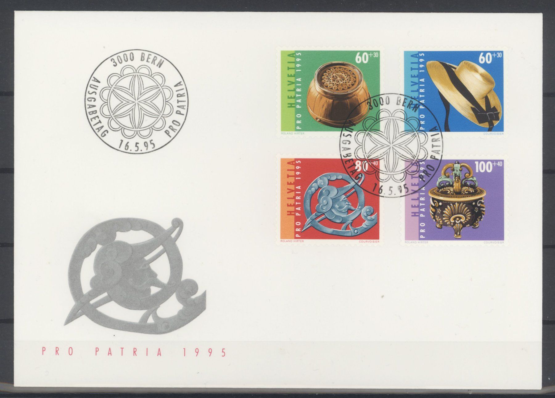 Tutti i francobolli: 1995, Pro Patria, FDC – Usato da Willisau venduto da Vollstempel