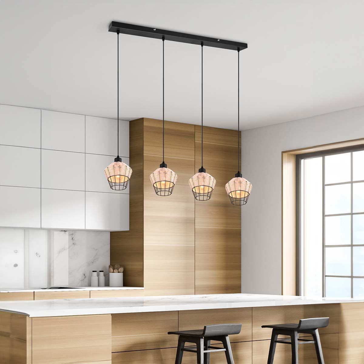 Lampadari & plafoniere: Pendelleuchte, 4 Strahler, 95 cm x 17 cm – Nuovo (secondo la descrizione) da Kreuzlingen venduto da Smart-Light 1