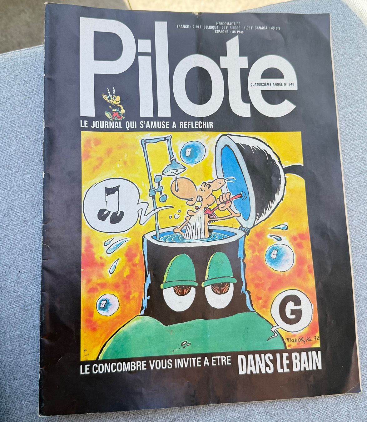 Riviste & Magazine: Lot de 15 magazines Pilote - 1972 – Usato da Denges venduto da peumens 7