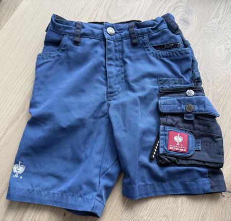 Top Engelbert Strauss Blaue Shorts Gr.98/104
