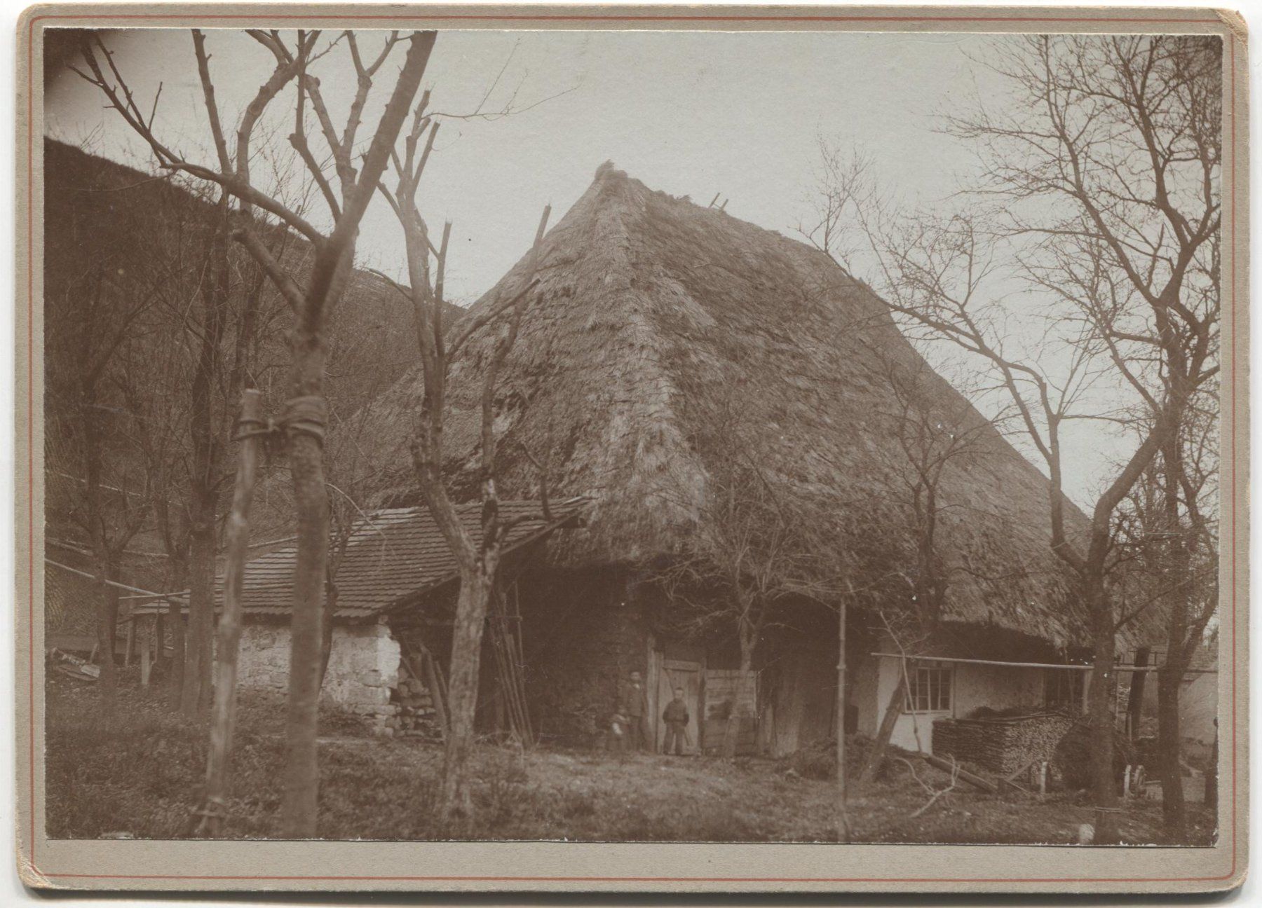 Cartoline postali: Aargauer Strohdachhaus 1900 – Usato da Rothrist venduto da Clanx