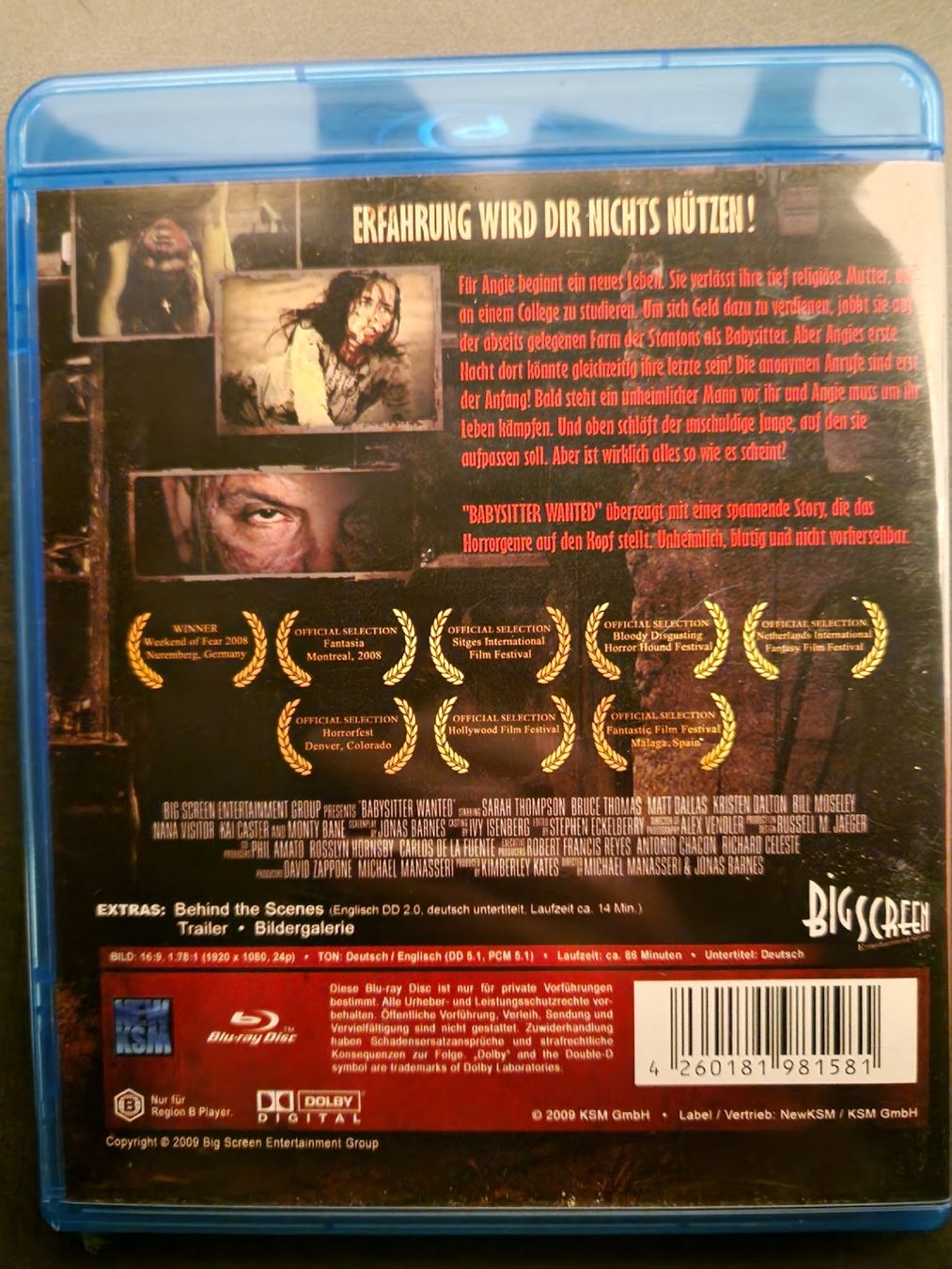 Alle DVDs: Babysitter wanted, bluray, Horrorfilm – Gebraucht aus Thayngen von Lan222 1