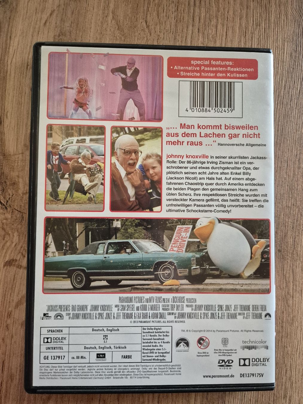 Tutti i DVDs: Jackass: Bad Grandpa DVD – Nuovo (secondo la descrizione) da Berneck venduto da jst_nk6y 1