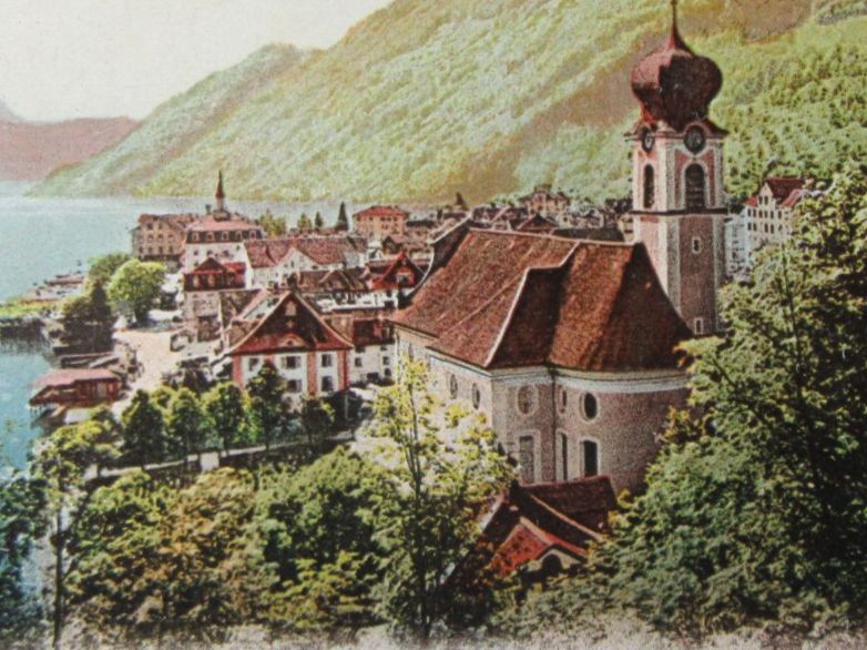 Cartes postales: GERSAU 1908 LU AK – D'occasion à Ettingen par Hausi4711 1