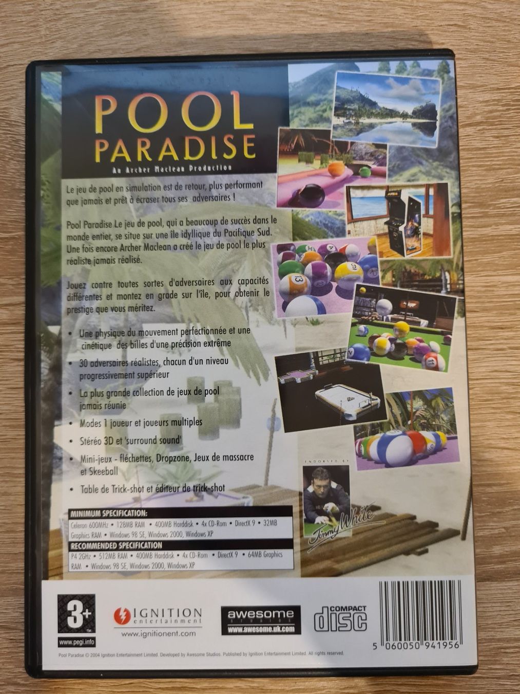 Giochi: Pool Paradise (French Cover) - PC – Usato da Carouge GE venduto da Gasco 1