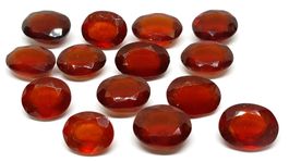 Lot 14x Grenats HESSONITES 50.67 ct - Valeur 600.- Fr.