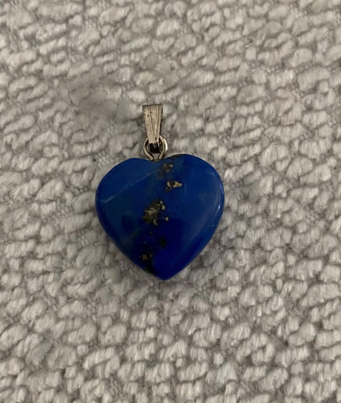 Anhänger: Hübscher Herzanhänger Lapislazuli 💙 – Gebraucht aus Wollerau von luxury_82 1