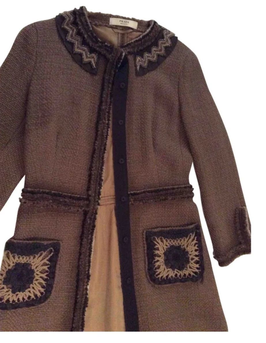 Prada Cappotti: Prada Tweed Mantel – Usato da Zürich venduto da HBe