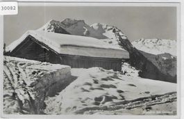 Alphütte bei Gstaad im WInter en hiver